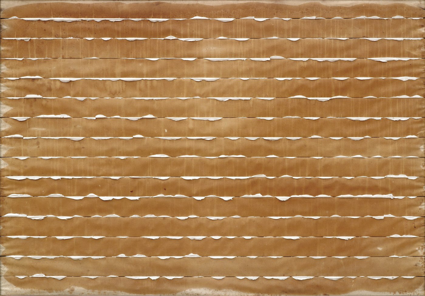 본문 이미지 - 하종현, <접합>, 1974, 종이에 유채, 120 x 175 cm. 리움미술관 소장. 작가 제공.