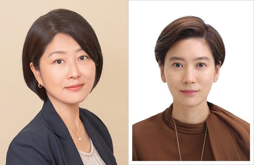 본문 이미지 - 이선정 CJ올리브영 대표(왼쪽)와 임세령 대상그룹 부회장.(CJ올리브영, 대상 제공).