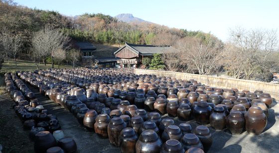 통도사 서운암 장독대