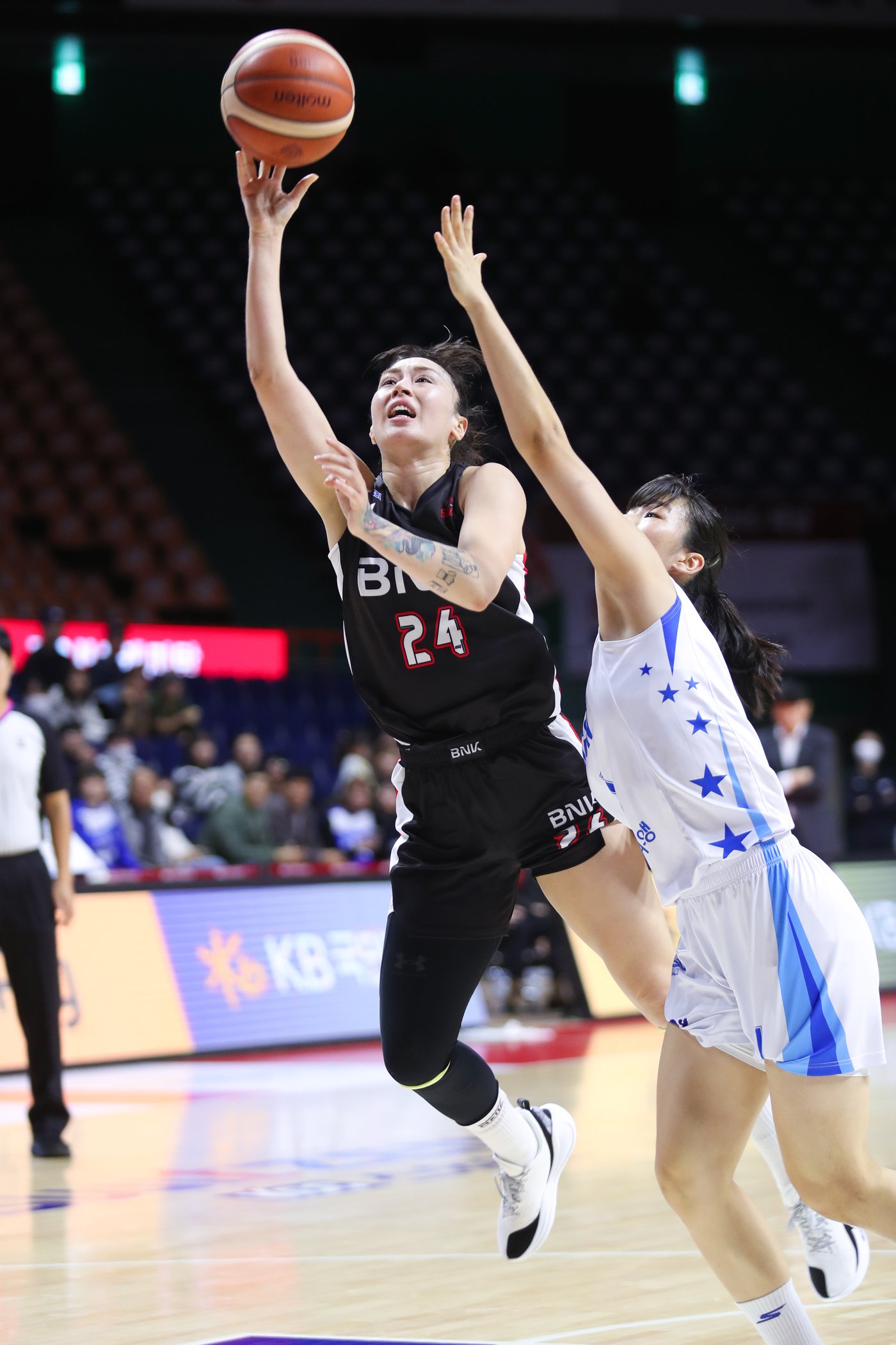 본문 이미지 - 부산 BNK의 김소니아. &#40;WKBL 제공&#41;