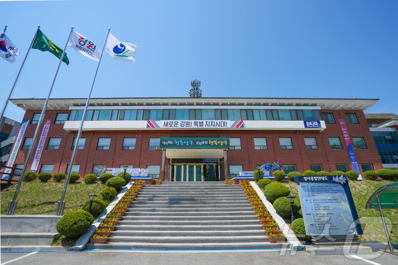 본문 이미지 - 양구군청 전경./뉴스1