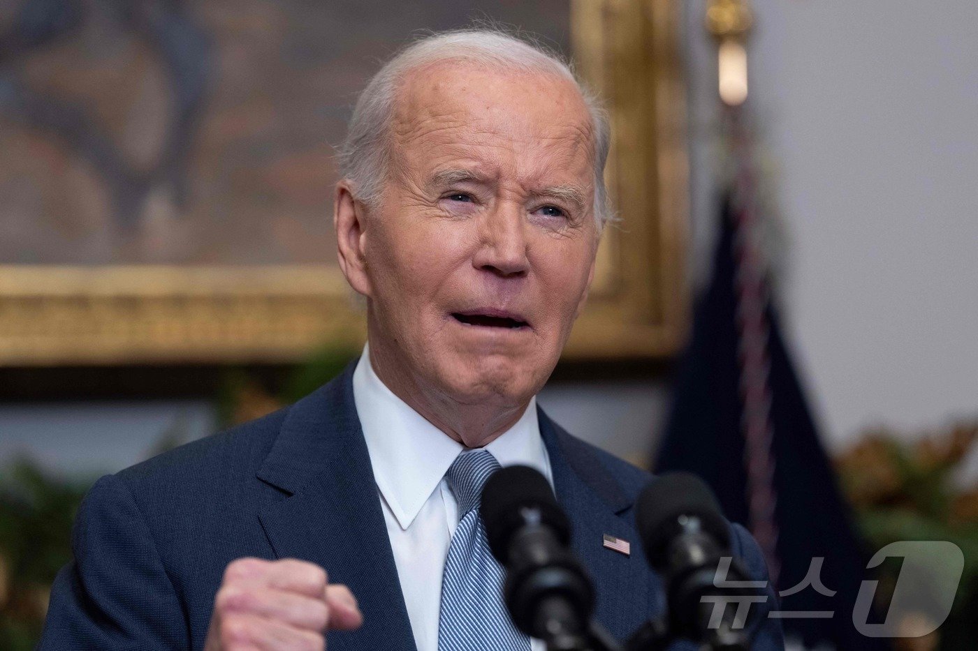 본문 이미지 - 조 바이든 미국 대통령. 2024.12.09 ⓒ AFP=뉴스1 ⓒ News1 우동명 기자