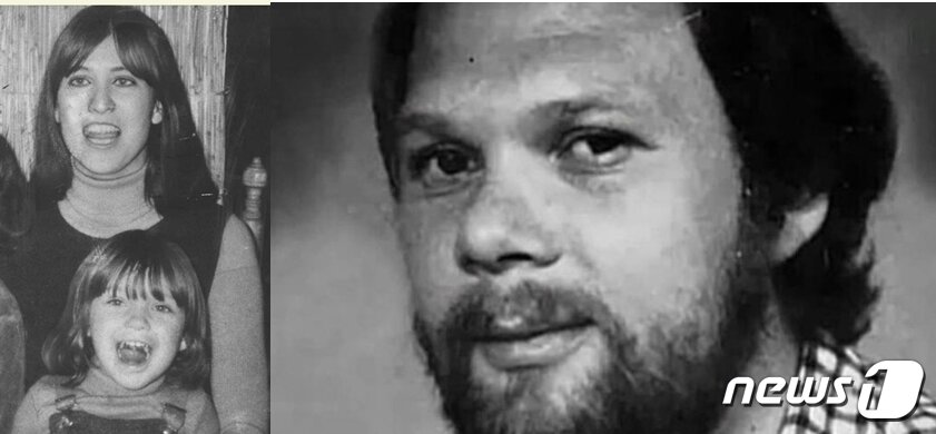 본문 이미지 - 딸 안나와 다정한 한때를 보내고 있는 마리안 바흐마이어(왼쪽)와 안나를 강간하고 죽인 그라보스키. (SNS 갈무리) ⓒ 뉴스1 