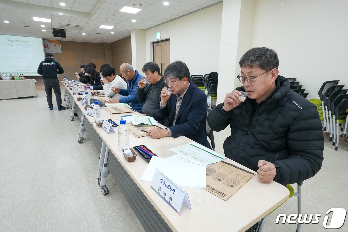 본문 이미지 - 양구명품막걸리 브랜드 개발 보고회.(양구군 제공) 2024.2.15/뉴스1