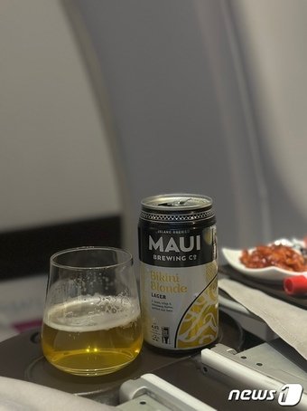 본문 이미지 - 마우이 브루잉 컴퍼니의  비키니 블론드 라거  ⓒ News1 윤슬빈 기자
