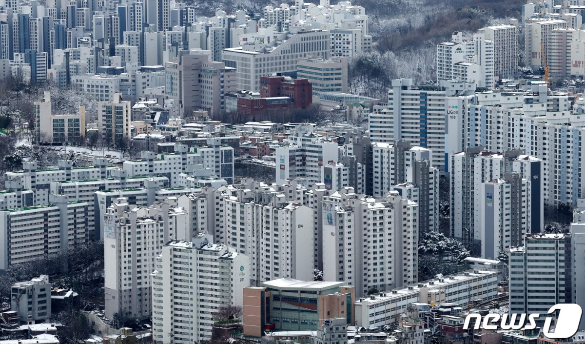 서울의 아파트 단지 모습. 2024.2.23/뉴스1 © News1 박지혜 기자