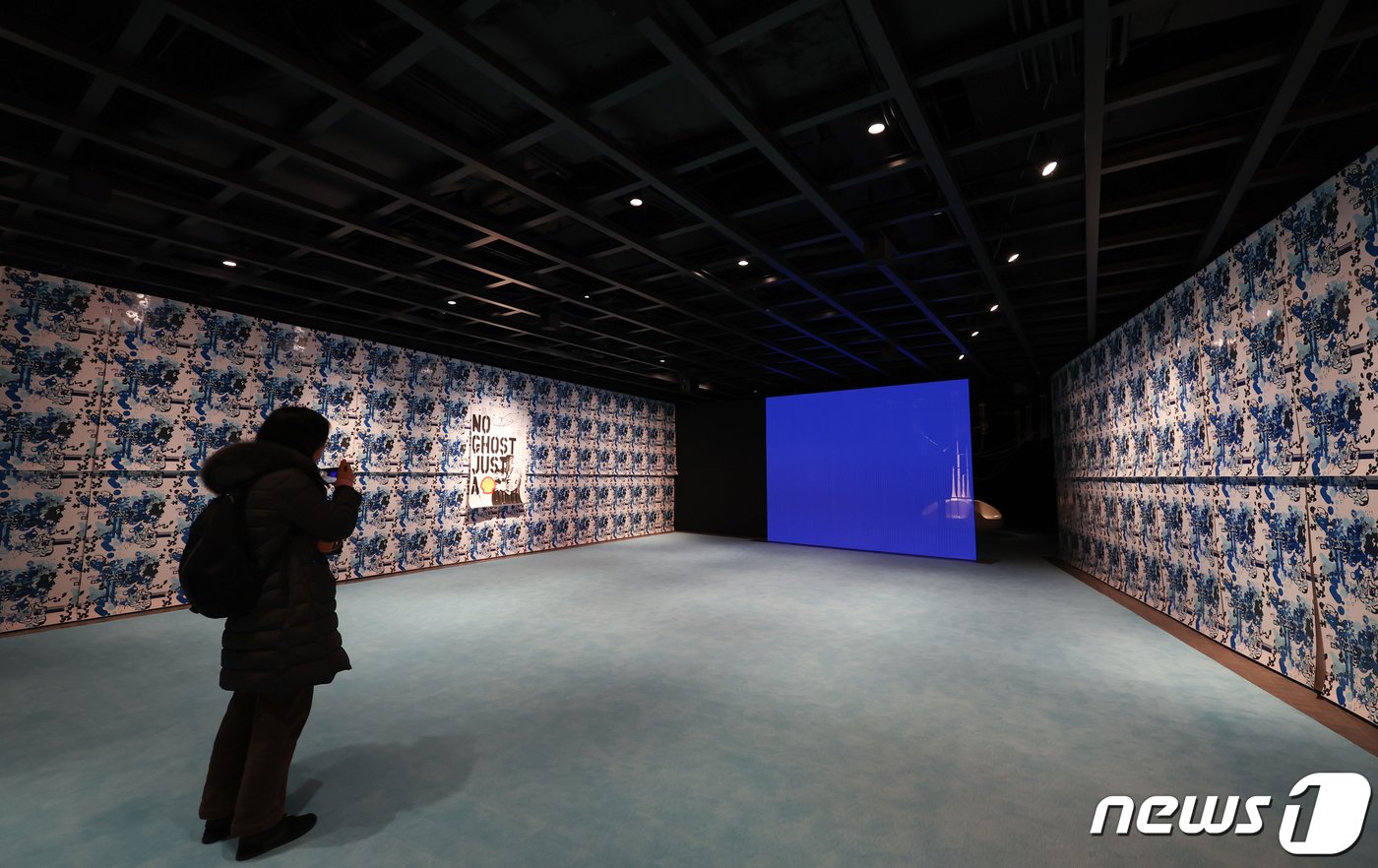 본문 이미지 - 서울 용산구 리움미술관 필립 파레노 개인전 '보이스'(VOICES) 전시 전경. 2024.2.26/뉴스1 ⓒ News1 김도우 기자