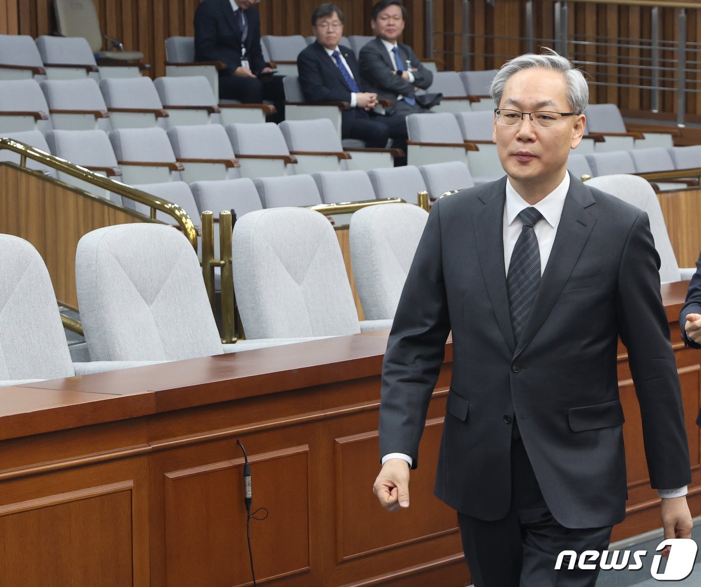 엄상필 대법관 후보자가 28일 서울 여의도 국회에서 열린 인사청문회에 참석하고 있다. 2024.2.28/뉴스1 ⓒ News1 송원영 기자