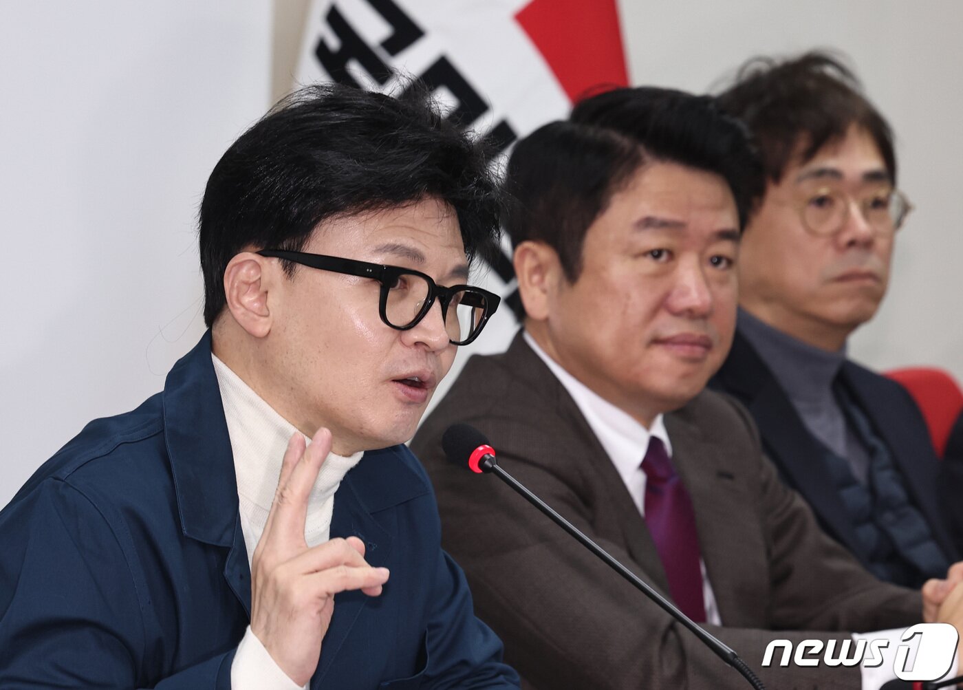 본문 이미지 - 한동훈 국민의힘 비상대책위원장이 29일 오전 서울 여의도 중앙당사에서 열린 비대위 회의에서 모두발언을 하고 있다. 2024.2.29/뉴스1 ⓒ News1 구윤성 기자
