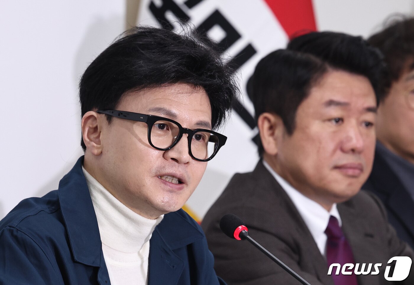 본문 이미지 - 한동훈 국민의힘 비상대책위원장이 29일 오전 서울 여의도 중앙당사에서 열린 비대위 회의에서 모두발언을 하고 있다. 2024.2.29/뉴스1 ⓒ News1 구윤성 기자