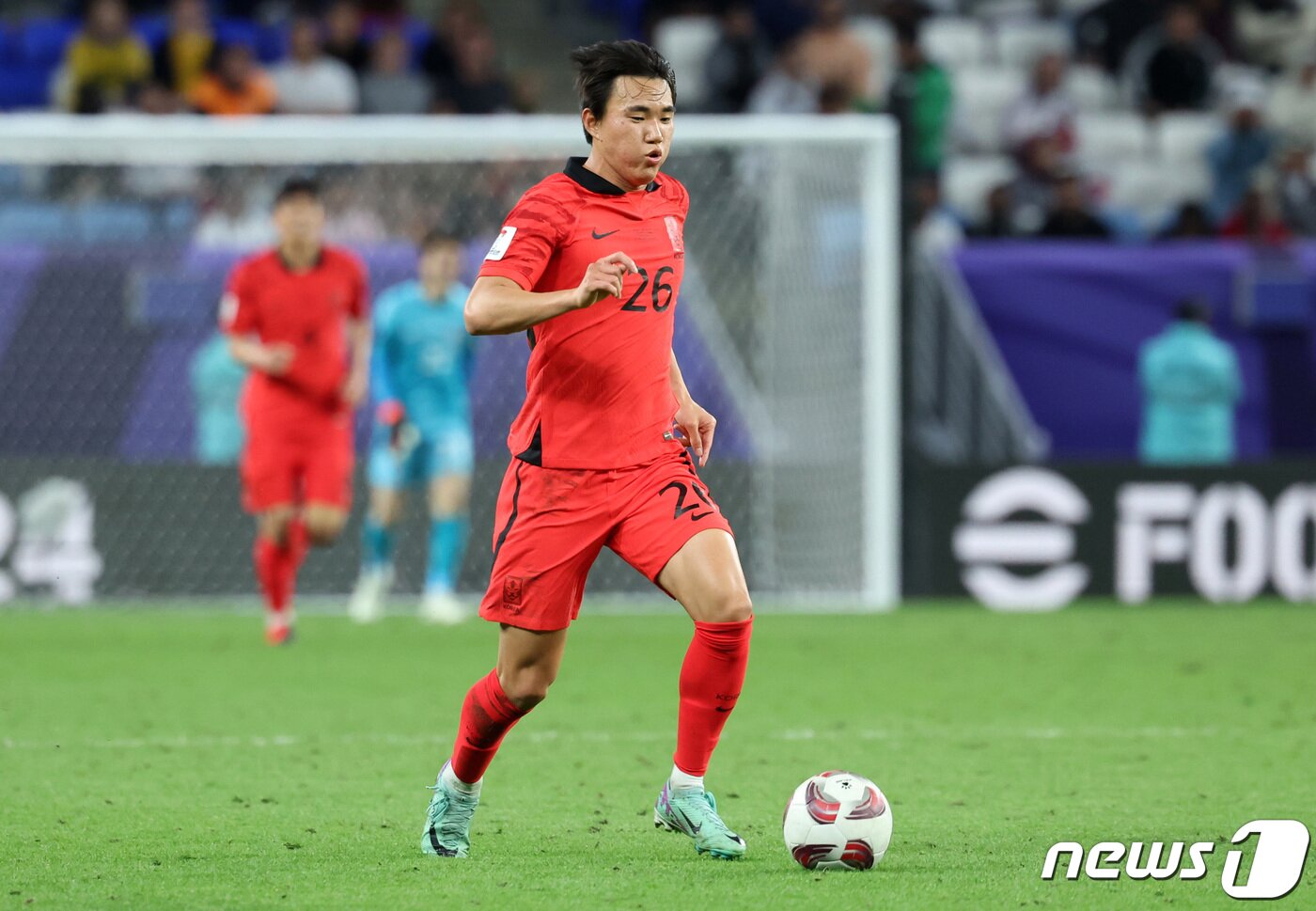 본문 이미지 - 아시안컵 당시의 양현준 2024.2.3/뉴스1 ⓒ News1 김성진 기자