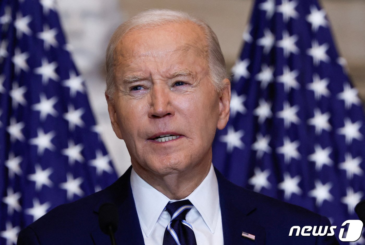 본문 이미지 - 조 바이든 미 대통령. 2024.02.01. ⓒ 로이터=뉴스1 ⓒ News1 정윤영 기자