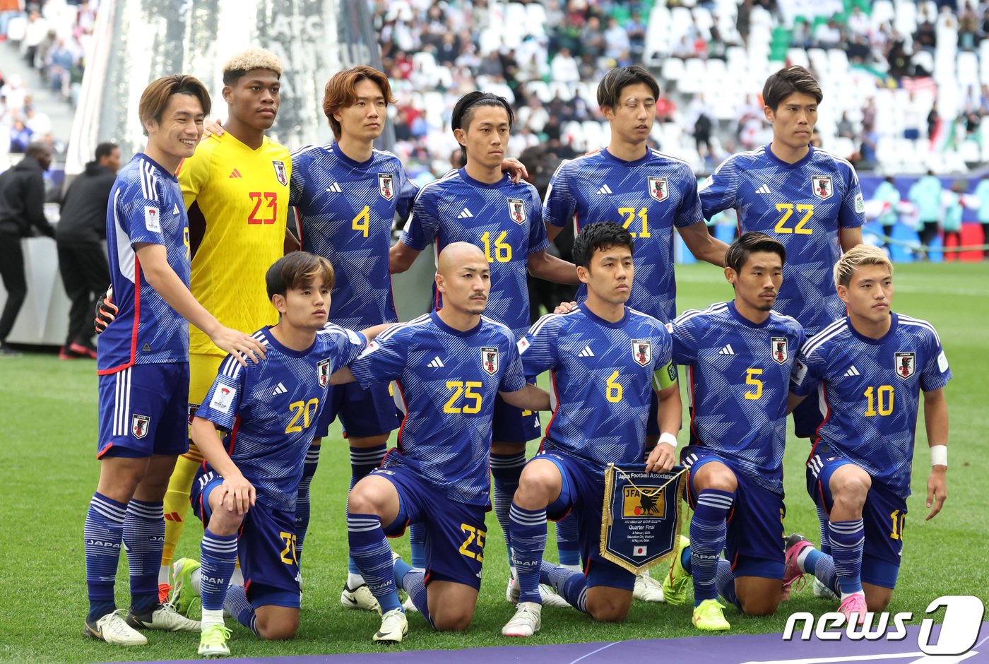 본문 이미지 - 일본 축구대표팀. 2024.2.3/뉴스1 ⓒ News1 김성진 기자