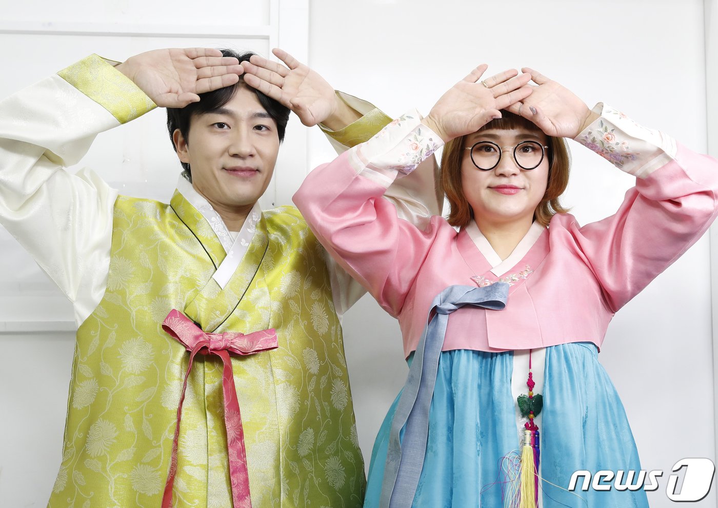 본문 이미지 - 코미디언 신윤승(왼쪽)과 조수연 ⓒ News1 권현진 기자