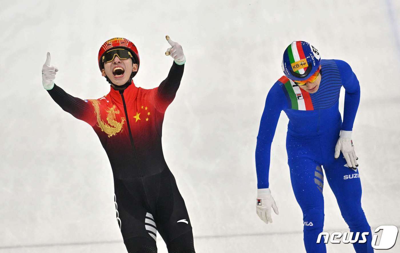 본문 이미지 - 중국 쇼트트랙 대표팀 린샤오쥔. ⓒ AFP=뉴스1