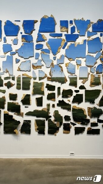 본문 이미지 - 데이비스 벅스, 재구성된 풍경 39 中 일부, 2022. 2024.3.18/뉴스1 ⓒ News1 김일창 기자