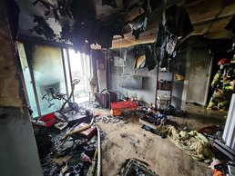 40대 남성 사망한 광주 아파트 화재