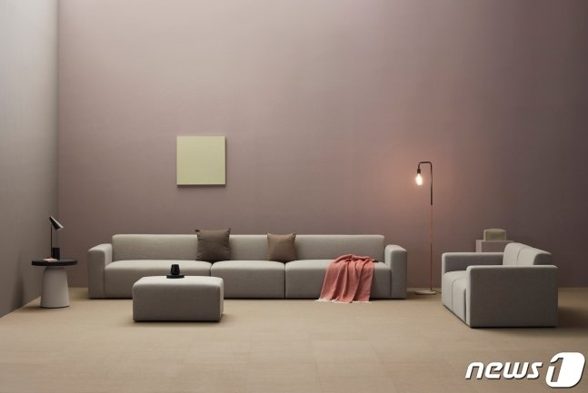 본문 이미지 -  에넥스 ES 꼼마 모듈 패브릭 소파 이미지&#40;에넥스 제공&#41;