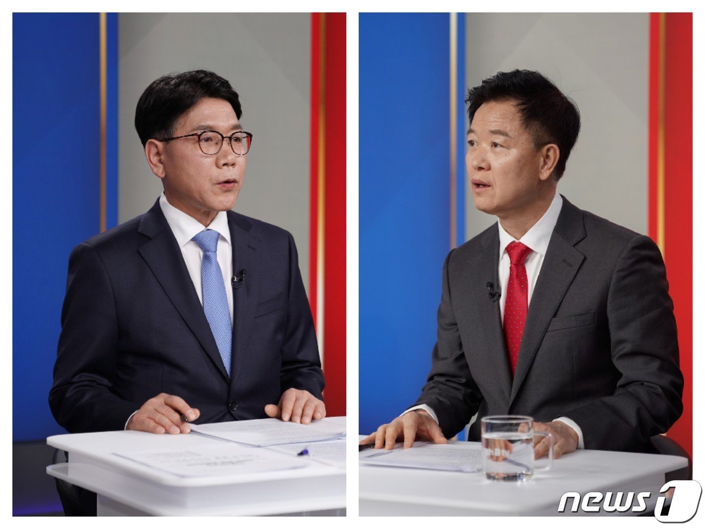 본문 이미지 - 왼쪽부터 이재관, 이정만 후보.