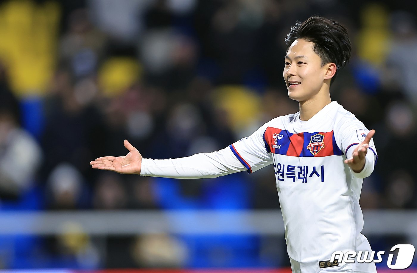 본문 이미지 - 수원FC의 이승우 2024.3.2/뉴스1 ⓒ News1 박정호 기자