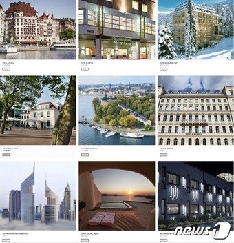 본문 이미지 - 스위트룸 등에 덕시아나 침대·매트리스 비치한 호텔들(덕시아나 국내 홈페이지 갈무리)