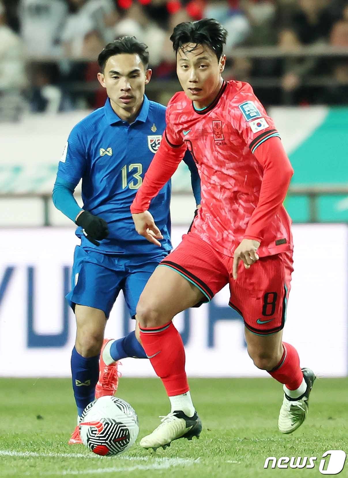 본문 이미지 - 백승호(사진)를 비롯해 박용우 등 기존 자원부터 이강인이나 이재성의 위치 조정까지 다양한 테스트를 진행해야한다. ⓒ News1 민경석 기자