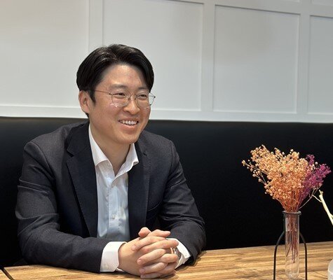 본문 이미지 -  22일 대평동 선거사무실에서 뉴스1과 인터뷰하는 류제화 국민의힘 세종갑 후보. (류제화 선거캠프 제공) / 뉴스1