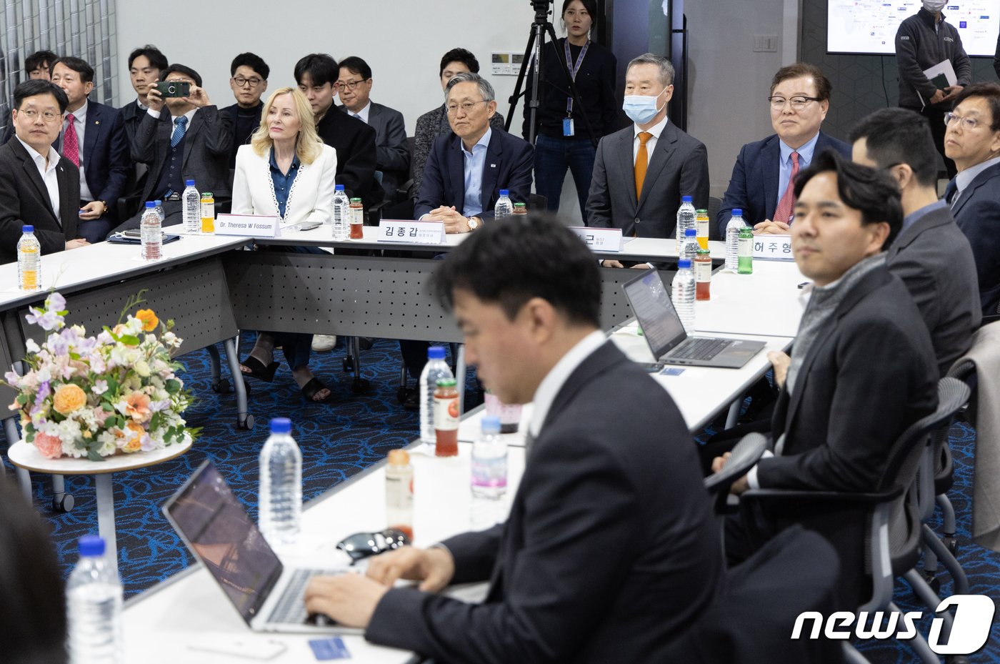 22일 오후 경기도 성남시 판교 스타트업캠퍼스에서 &#39;반려동물 산업 육성 협의회&#39; 제1회 IR 데이가 열리고 있다. 이번 IR데이는 유망한 반려동물 스타트업을 발굴하고 투자 및 비즈니스 기회를 제공하는 한편 해외 진출까지 지원하기 위해 마련됐다. 2024.3.22/뉴스1 ⓒ News1 이재명 기자