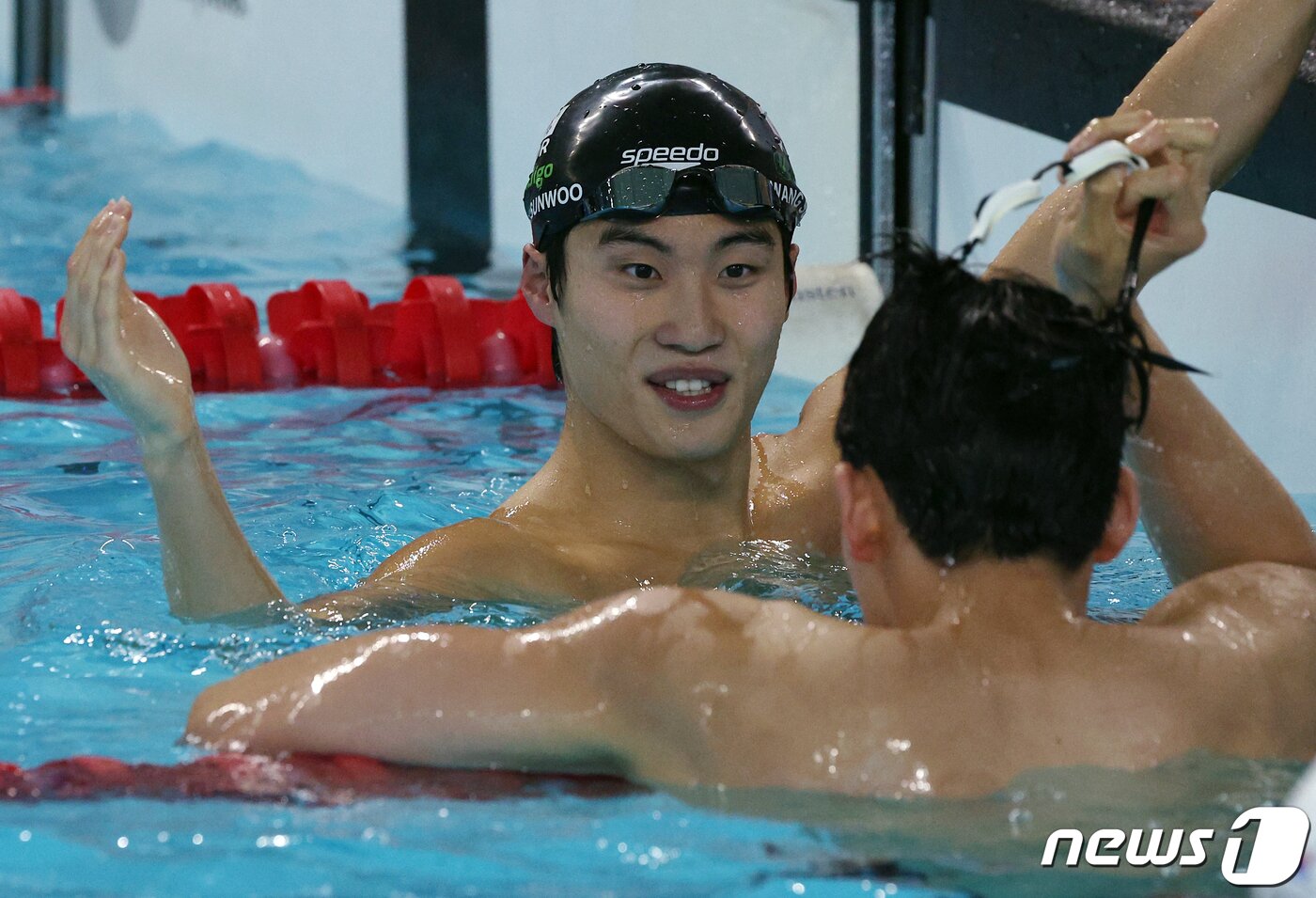 본문 이미지 - 2024 파리 올림픽 경영 국가대표 선발전에 나섰던 황선우. 2024.3.24/뉴스1 ⓒ News1 박정호 기자