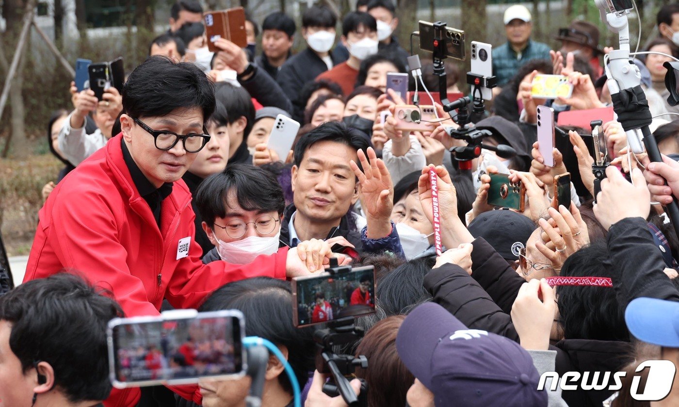 한동훈 국민의힘 총괄선대위원장&#40;공동취재&#41; 2024.3.25/뉴스1 ⓒ News1 임세영 기자