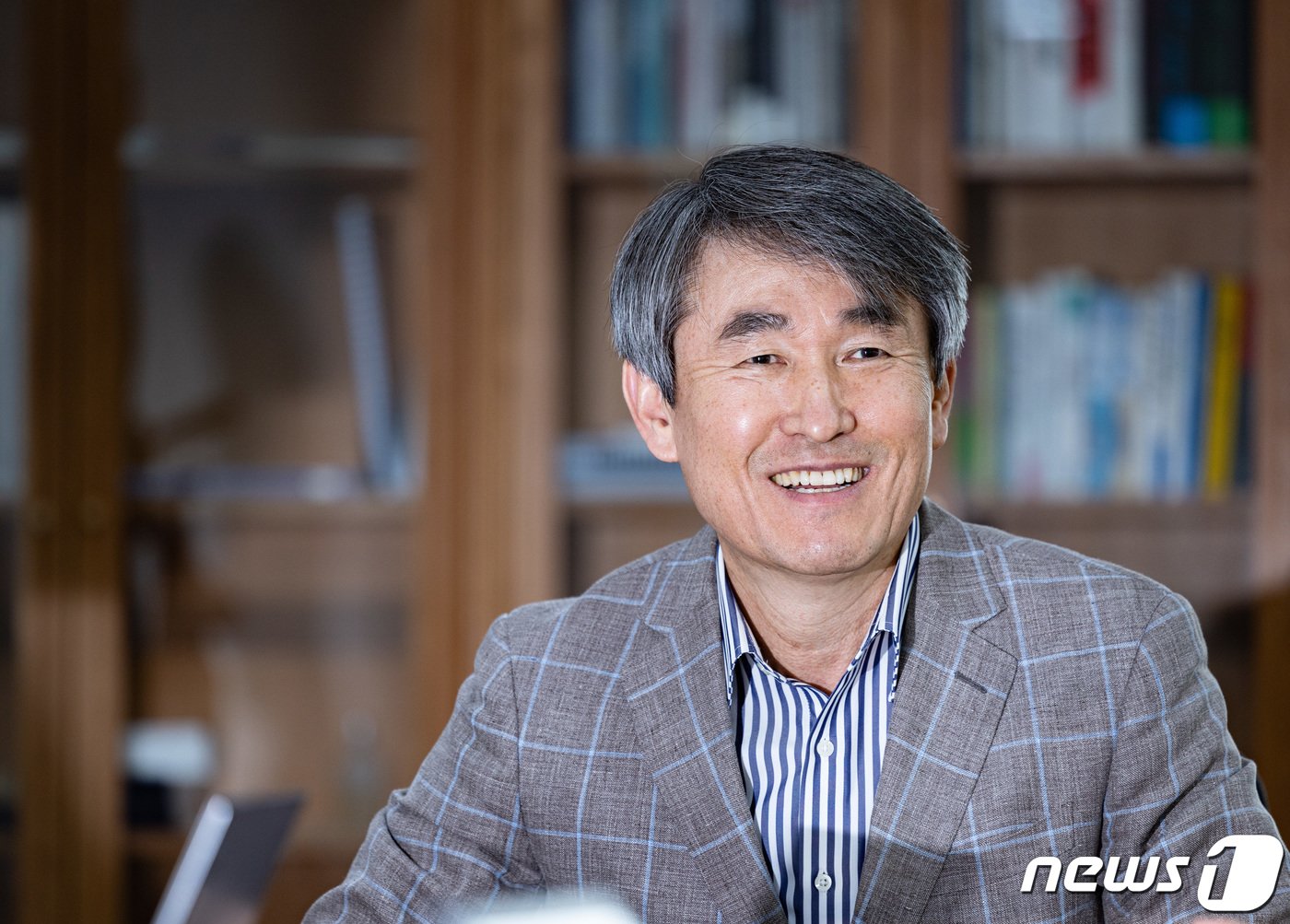 본문 이미지 - 백호 서울교통공사 사장이 26일 오후 서울 성동구 서울교통공사에서 뉴스1과 인터뷰를 하고 있다. 2024.3.26/뉴스1 ⓒ News1 이재명 기자