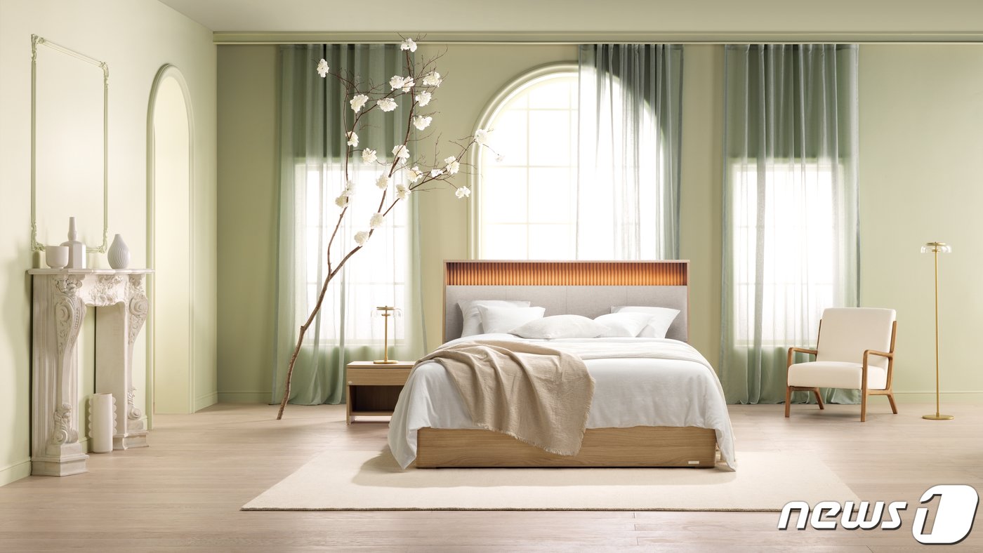 본문 이미지 - 에이스침대 루체-III 내추럴 오크+장식장 LUCE-III_Natural Oak_K_F 장식장(에이스침대 제공)