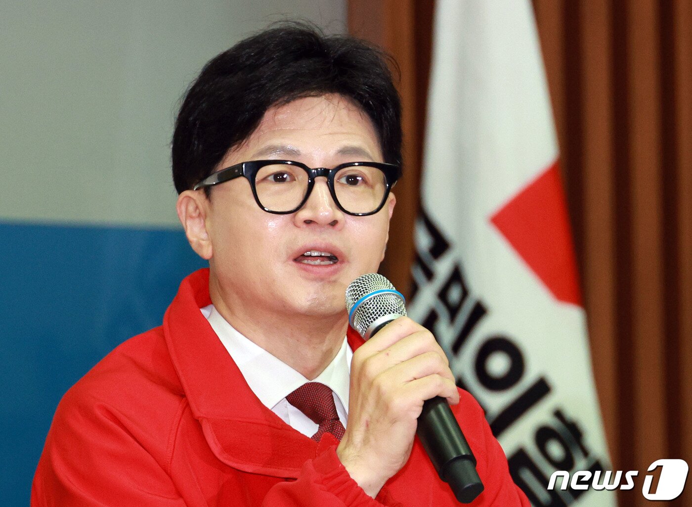 본문 이미지 - 한동훈 국민의힘 총괄선거대책위원장이 27일 오전 인천 남동구에서 열린 인천 현장 중앙선거대책위원회의에서 발언하고 있다. (공동취재) 2024.3.27/뉴스1 ⓒ News1 구윤성 기자
