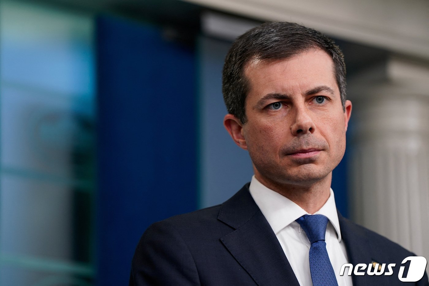 본문 이미지 - 피트 부티지지 미국 교통부 장관 2024.03.27 ⓒ 로이터=뉴스1 ⓒ News1 정지윤 기자