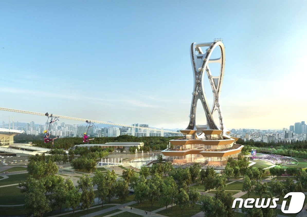 본문 이미지 - 서울 대관람차 투시도(서울시 제공). 2024.3.28/뉴스1