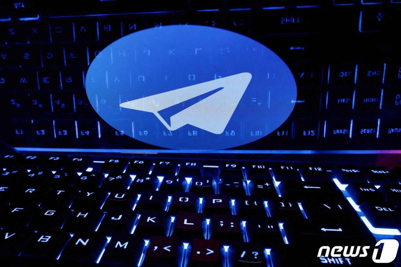본문 이미지 - 텔레그램 로고 일러스트레이션. (자료사진) ⓒ 로이터=뉴스1 ⓒ News1 정윤영 기자