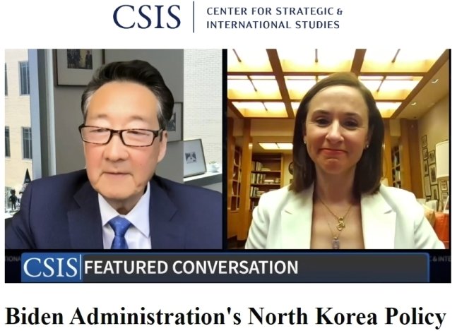 빅터 차 미국 전략국제문제연구소&#40;CSIS&#41; 수석부소장 겸 한국 석좌, 미라 랩-후퍼 백악관 국가안보회의&#40;NSC&#41; 동아시아-오세아니아 담당 선임보좌관.&#40;CSIS 홈페이지 갈무리&#41;