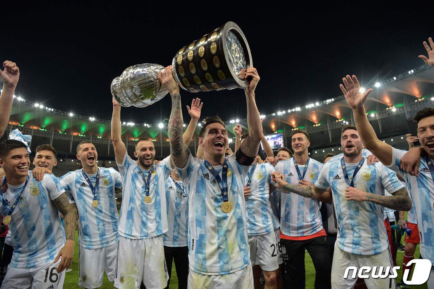 본문 이미지 - 아르헨티나 A대표팀 선수들ⓒ AFP=뉴스1