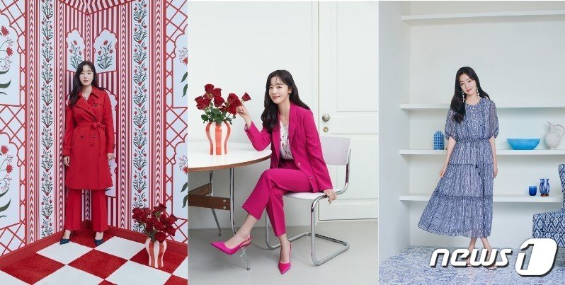 본문 이미지 -   꼼빠니아 모델 한선화 2024 S/S 화보(인디에프 제공)
