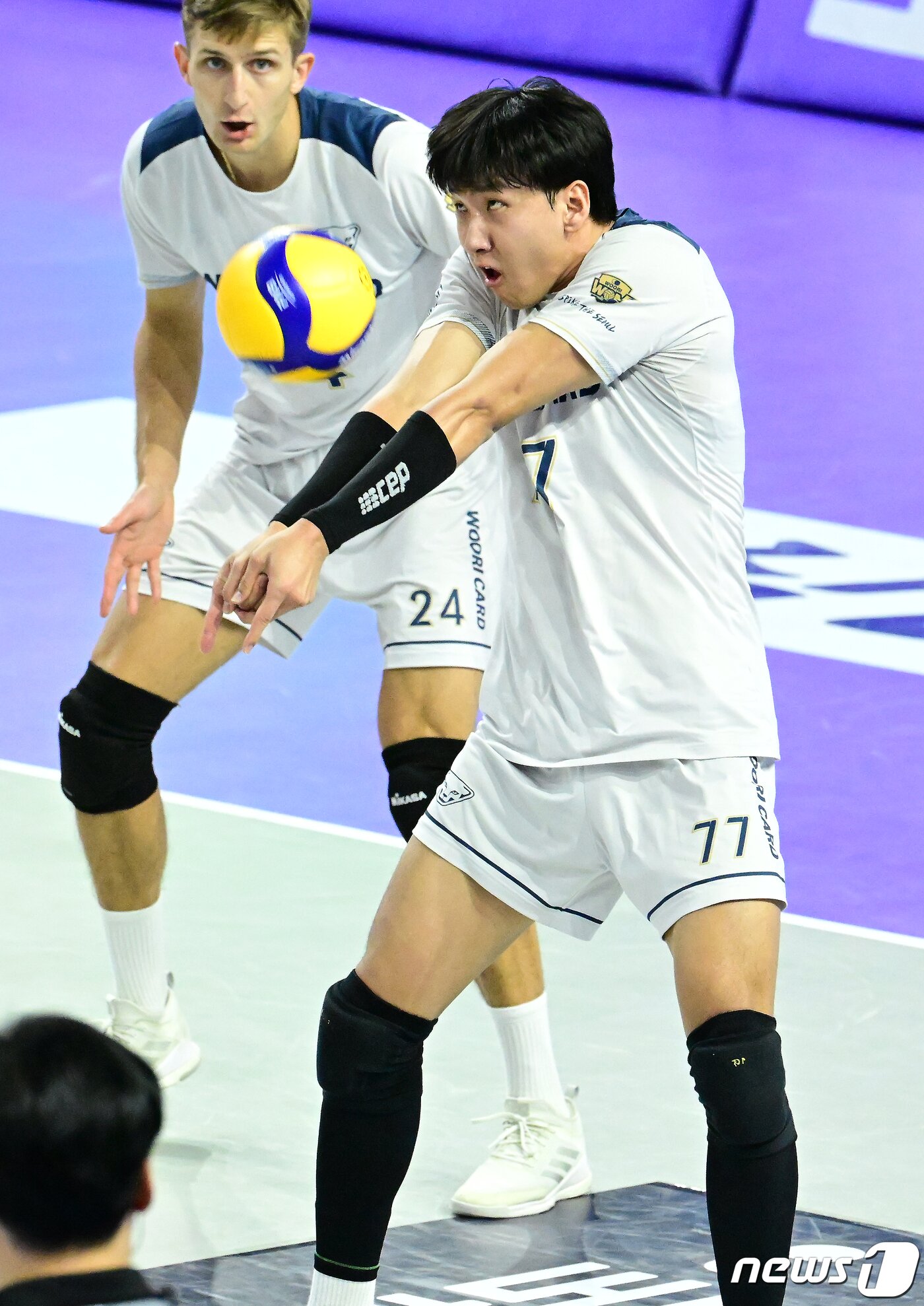 본문 이미지 - 우리카드 송명근. (KOVO 제공)