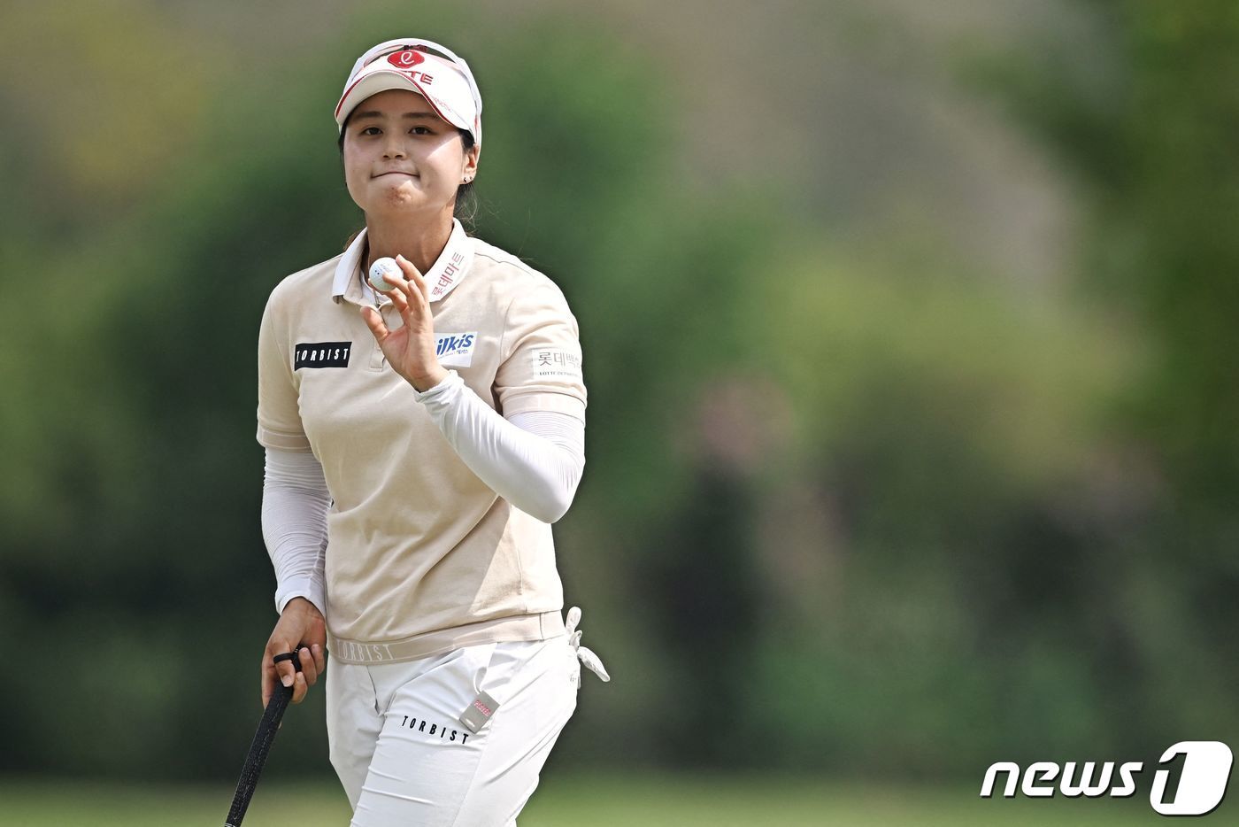 미국여자프로골프&#40;LPGA&#41; 투어의 최혜진. ⓒ AFP=뉴스1