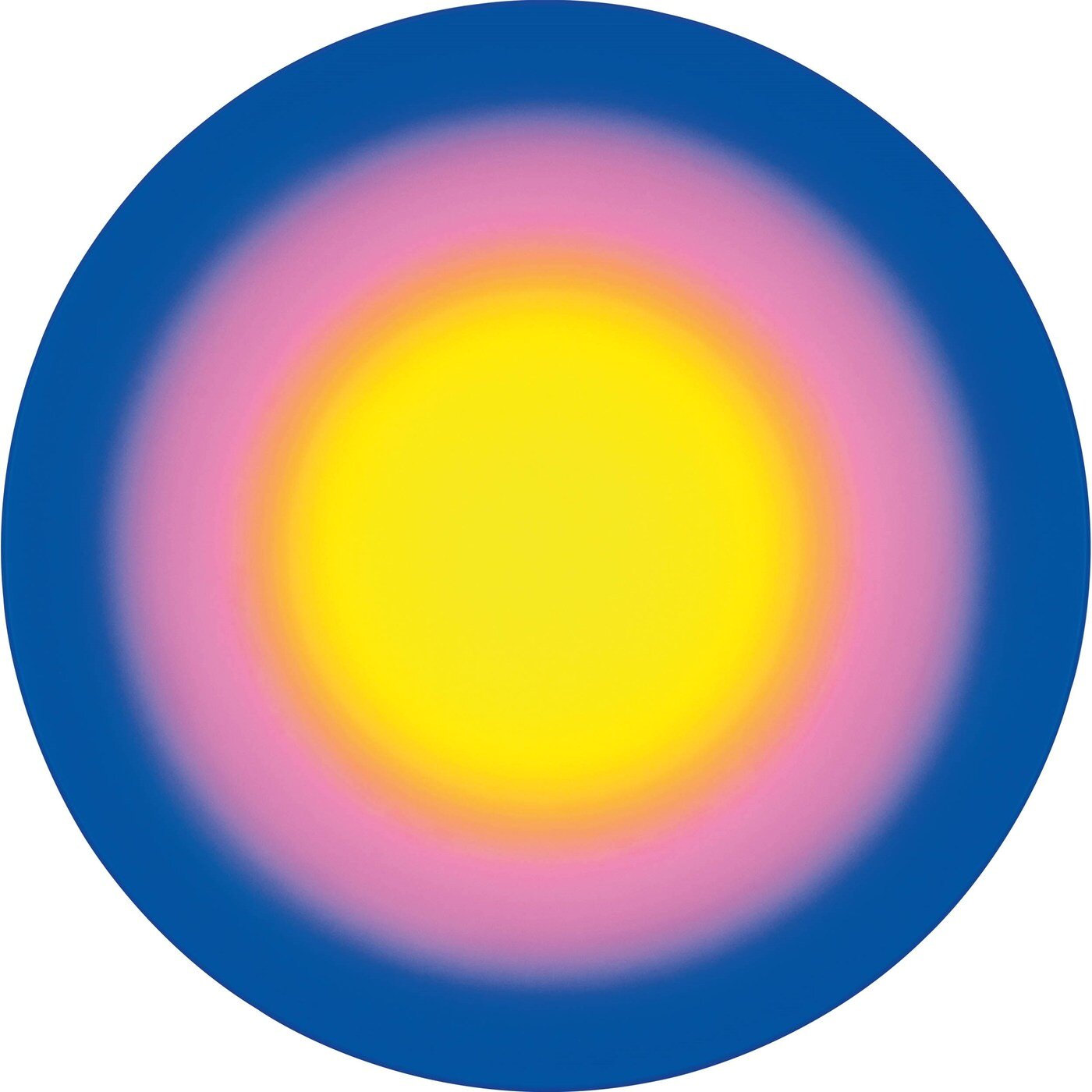 본문 이미지 - 우고 론디노네 Ugo Rondinone b.1964, SwissEinundzwanzigsterdezemberzweitausendundeinundzwanzig, acrylic airbrush on canvas, diameter 90cm | 2021. 케이옥션 제공