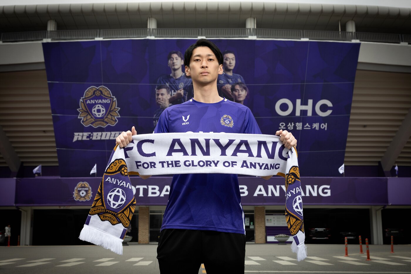 본문 이미지 - K리그2 FC안양에 입단한 북한 대표팀 출신 리영직(FC안양 제공)   