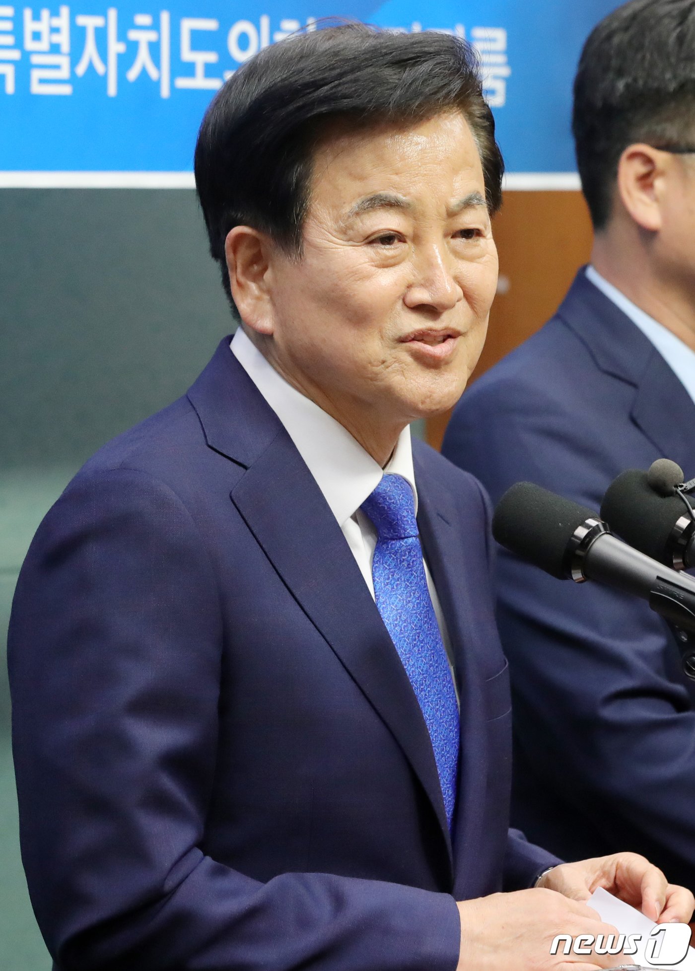 본문 이미지 - 정동영 더불어민주당 국회의원. 2024.4.11/뉴스1 ⓒ News1 유경석 기자