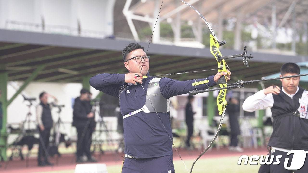 여자부 1위를 차지한 임시현. &#40;대한양궁협회 제공&#41;