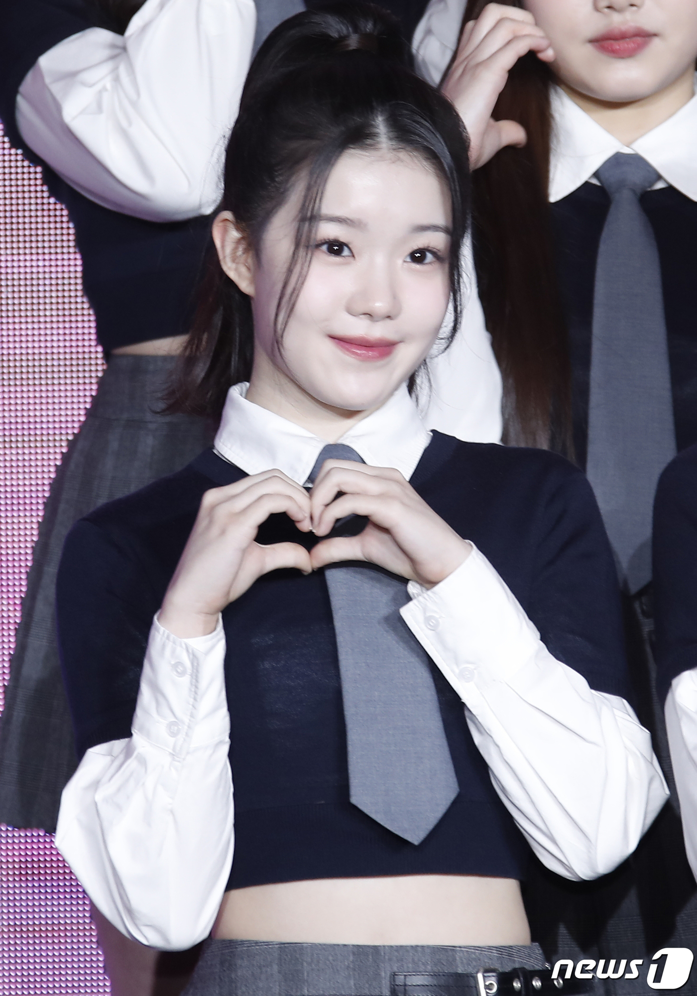 (서울=뉴스1) 권현진 기자 = 참가자 김규리가 12일 오전 서울 성동구 에스팩토리에서 열린 Mnet 서바이벌 프로그램 'I-LAND2 : N/a'(이하 아이랜드2) 제작발표회에서 …