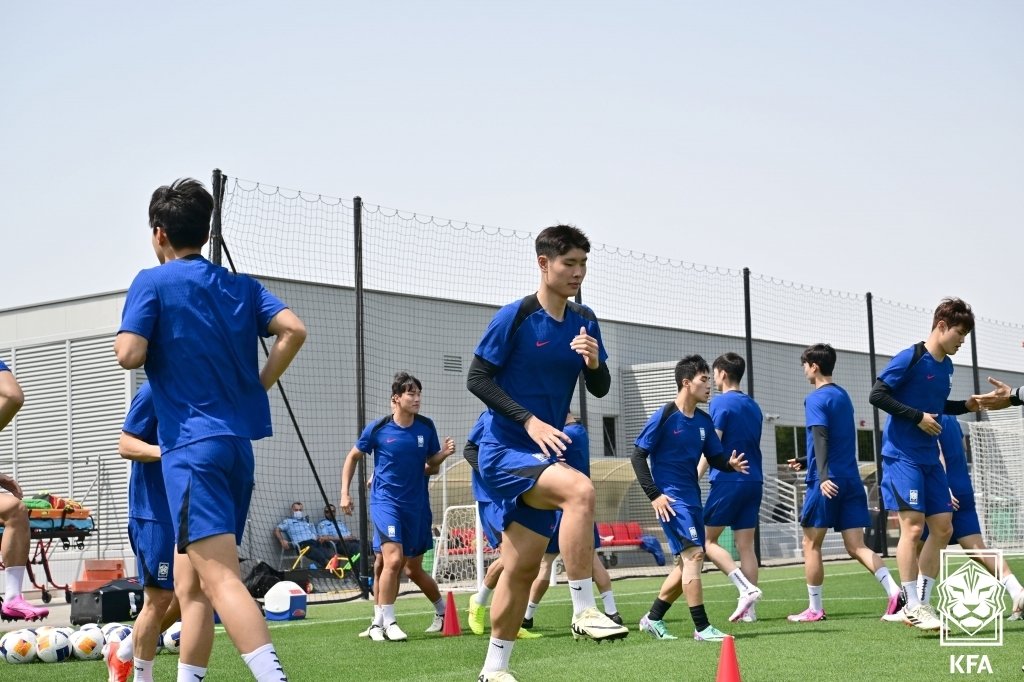 23세 이하&#40;U-23&#41; 대한민국 축구대표팀. &#40;대한축구협회 제공&#41; 2024.4.13/뉴스1