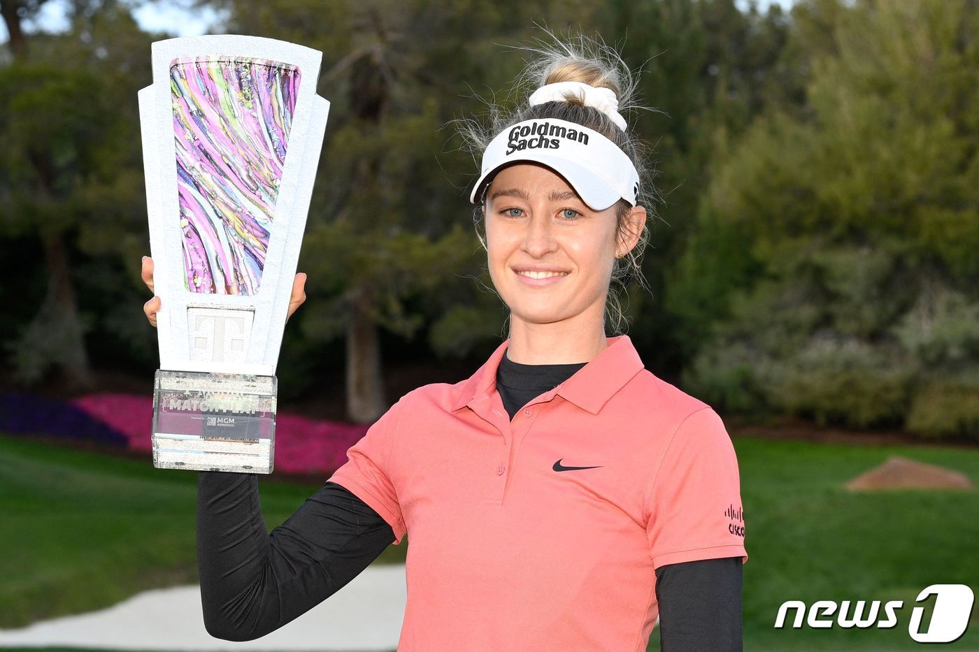 본문 이미지 - 미국여자프로골프(LPGA) 4연속 우승을 차지한 넬리 코다. ⓒ AFP=뉴스1