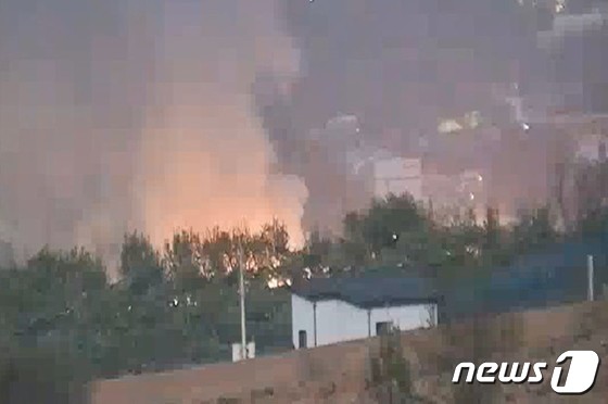 충북 음성군 화재…42분 만에 진화 완료