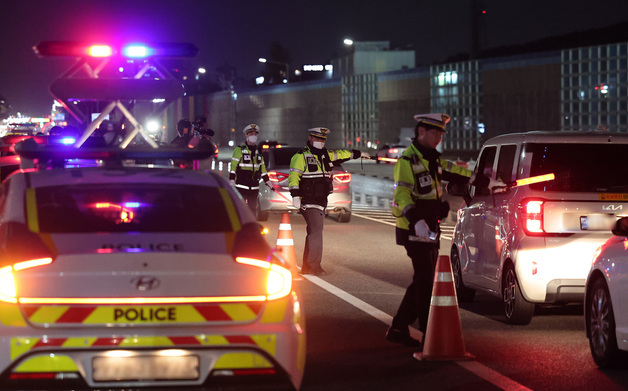 이번주 목요일 밤 고속도로 톨게이트 등서 '이동 음주단속'
